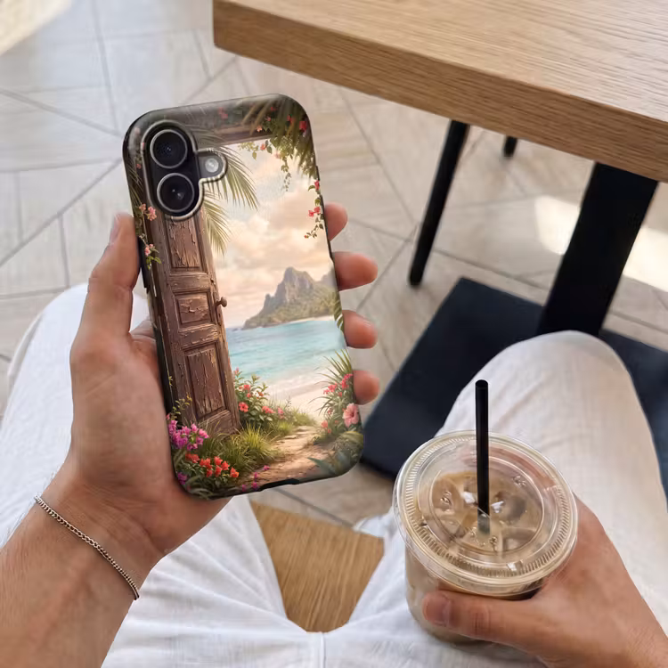 Telefoonhoesje Toughcase - Deur - Strand - Natuur — 4