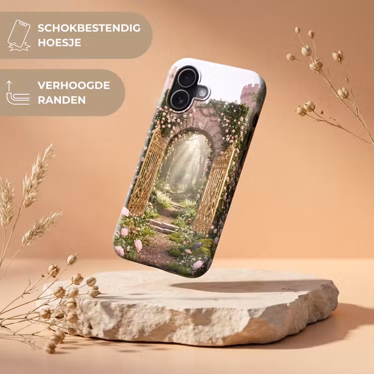 Telefoonhoesje Toughcase - Poort - Bloemen - Sprookje — 5