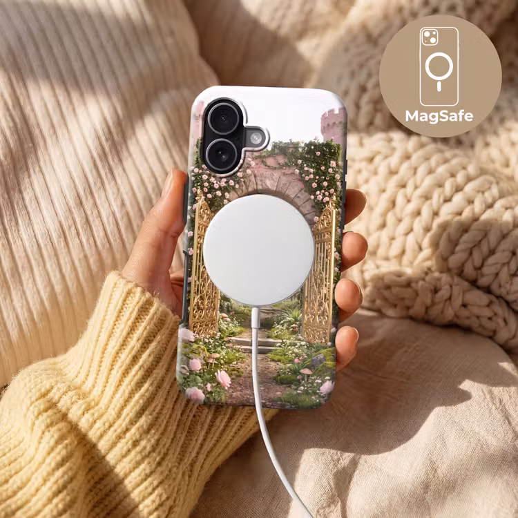 Telefoonhoesje Toughcase - Poort - Bloemen - Sprookje — 8