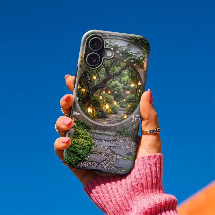 Telefoonhoesje Toughcase - Poort - Tuin - Verlichting — 2