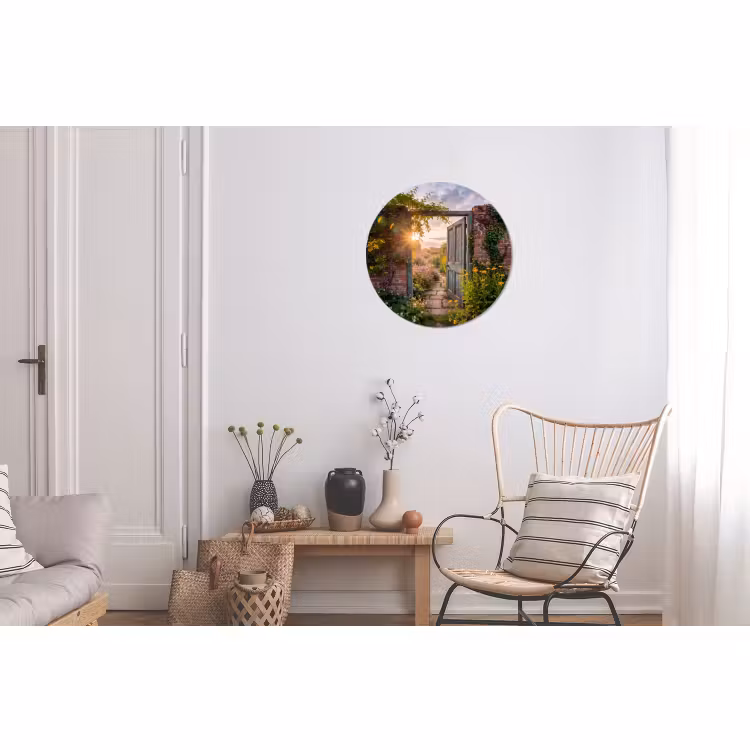 Muurcirkel aluminium - Deur - Tuin - Natuur — 2