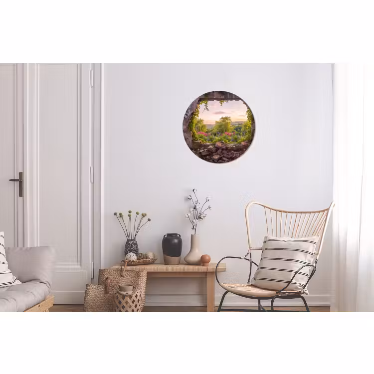 Muurcirkel aluminium - Muur - Natuur - Bloemen — 2