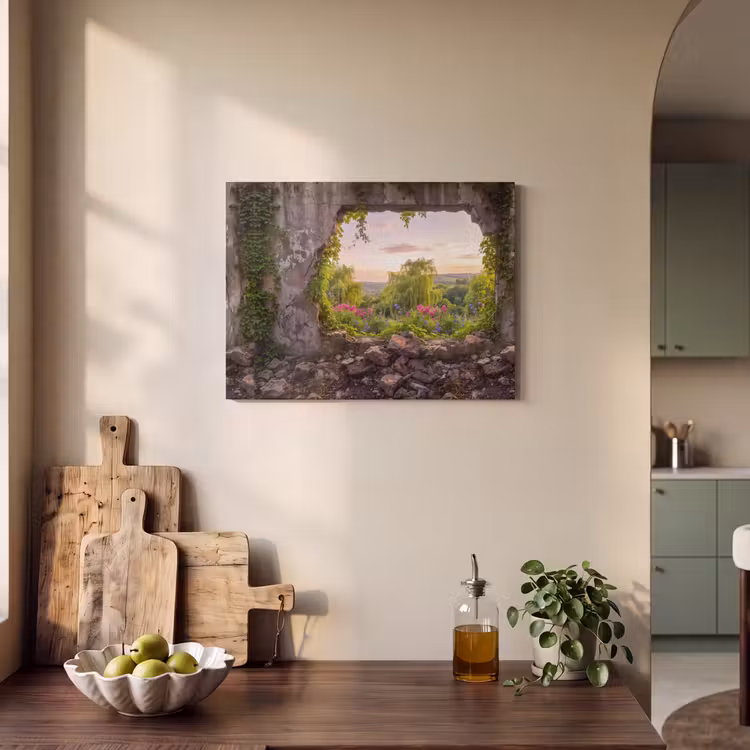 Akoestisch schilderij - Muur - Natuur - Bloemen — 3