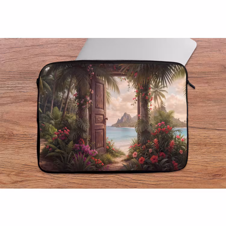 Laptophoes Deur - Strand - Natuur — 2