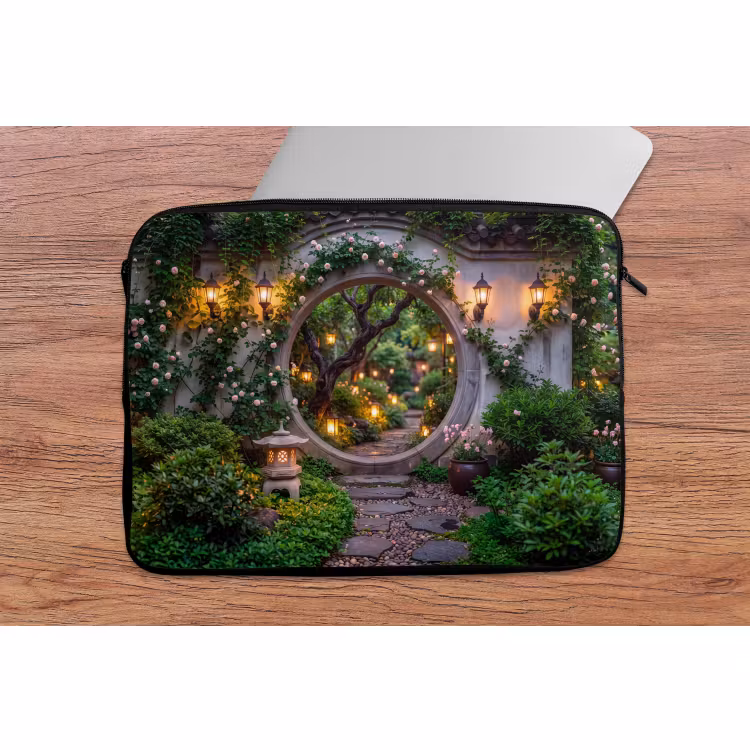 Laptophoes Poort - Tuin - Verlichting — 2
