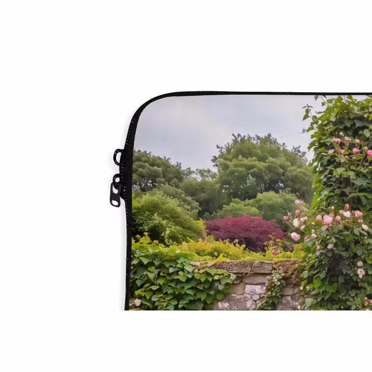 Laptophoes Tuin - Bloemen - Pad — 5