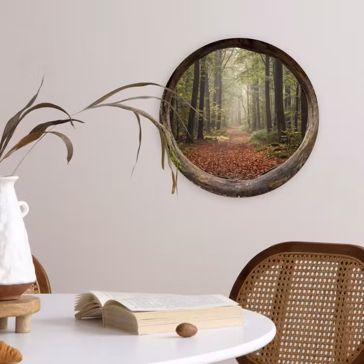 Muurcirkel glas - Boom - Bos - Natuur — 4