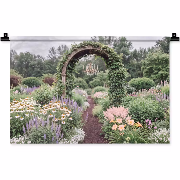Wandkleed - Boog - Tuin - Natuur — 1