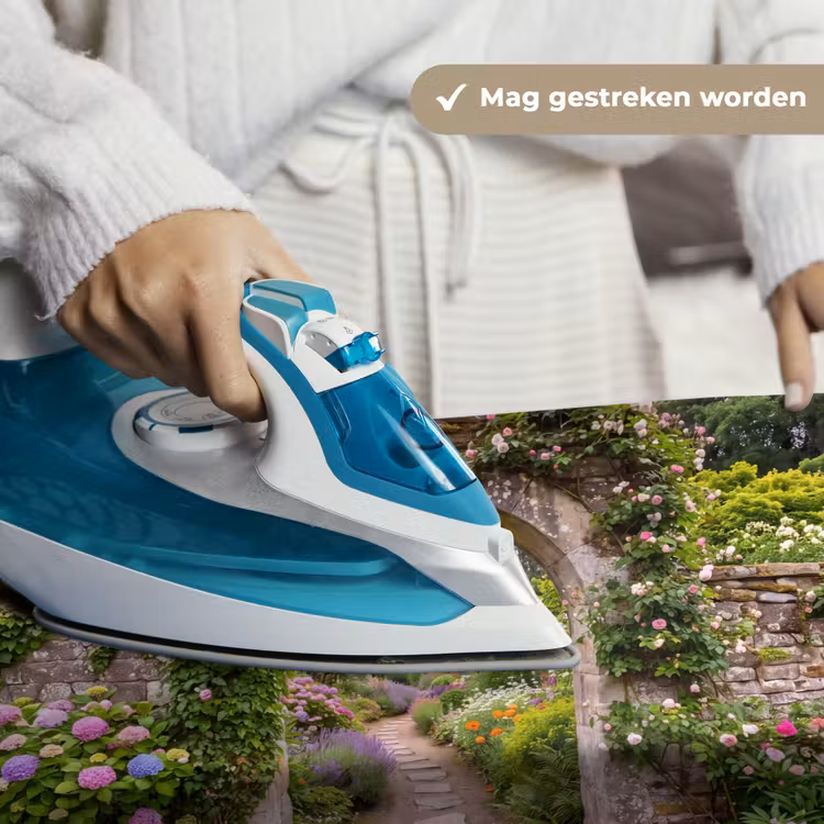 Wandkleed - Tuin - Bloemen - Pad — 6