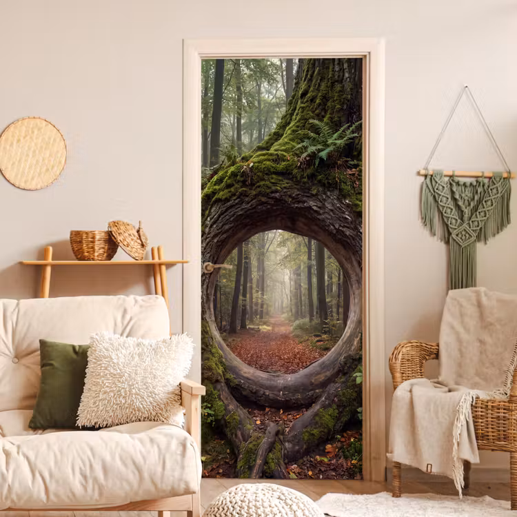 Deursticker - Boom - Bos - Natuur — 4
