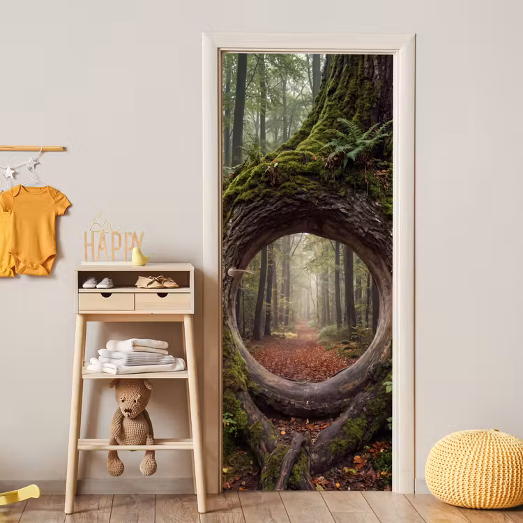 Deursticker - Boom - Bos - Natuur — 6