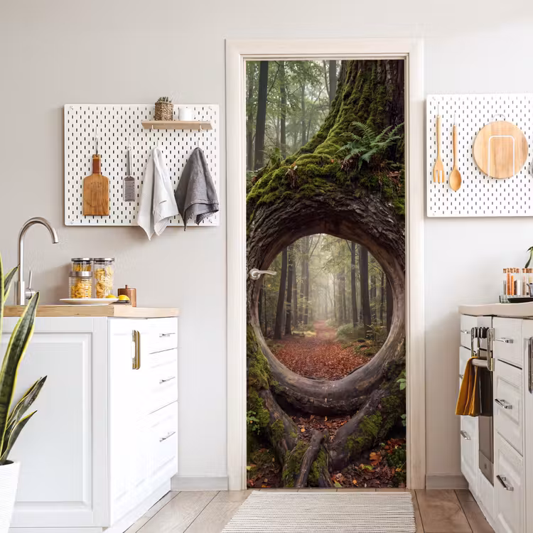Deursticker - Boom - Bos - Natuur — 7