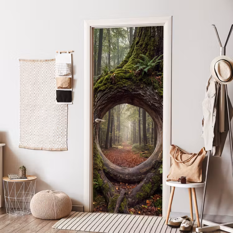 Deursticker - Boom - Bos - Natuur — 8