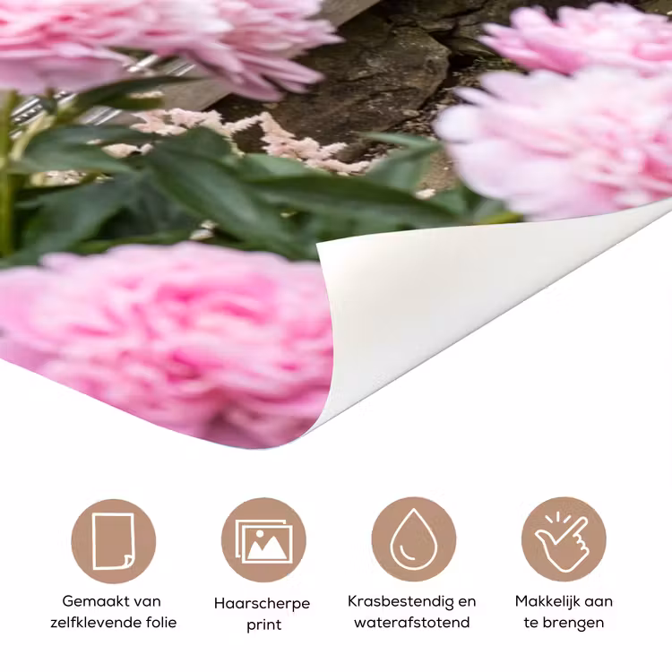 Deursticker - Spiegel - Tuin - Bloemen — 3