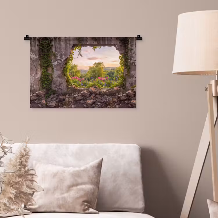Wandkleed - Muur - Natuur - Bloemen — 2