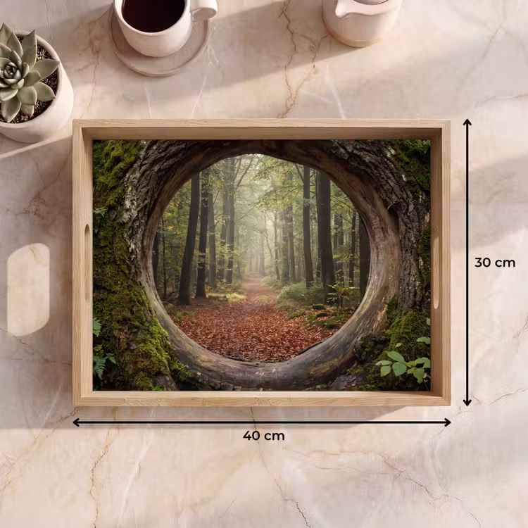 Dienblad - Boom - Bos - Natuur — 9