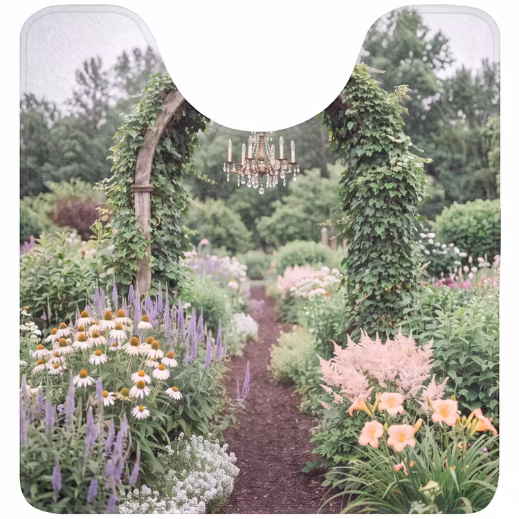WC Mat - Boog - Tuin - Natuur — 1