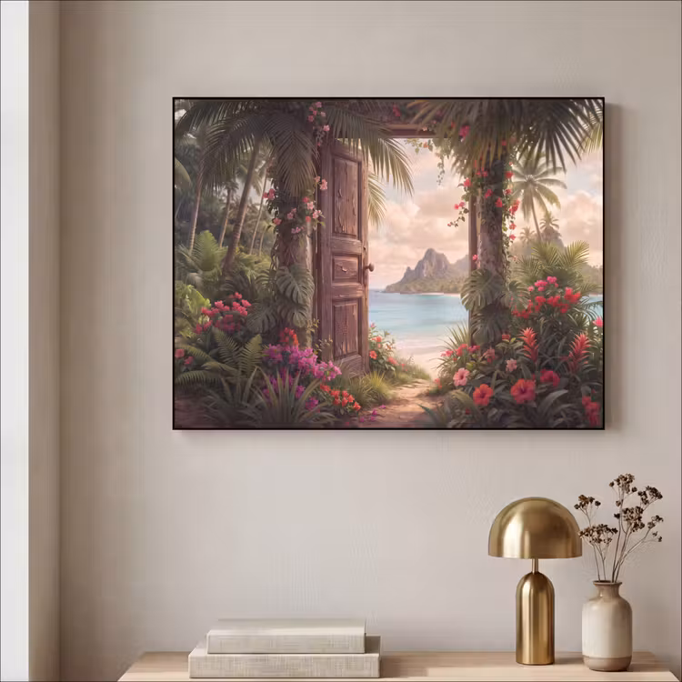 Art frame - Deur - Strand - Natuur — 5