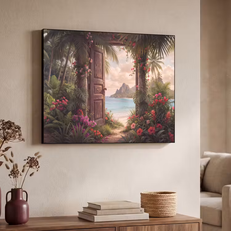 Art frame - Deur - Strand - Natuur — 7