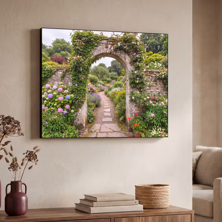 Art frame - Tuin - Bloemen - Pad — 7