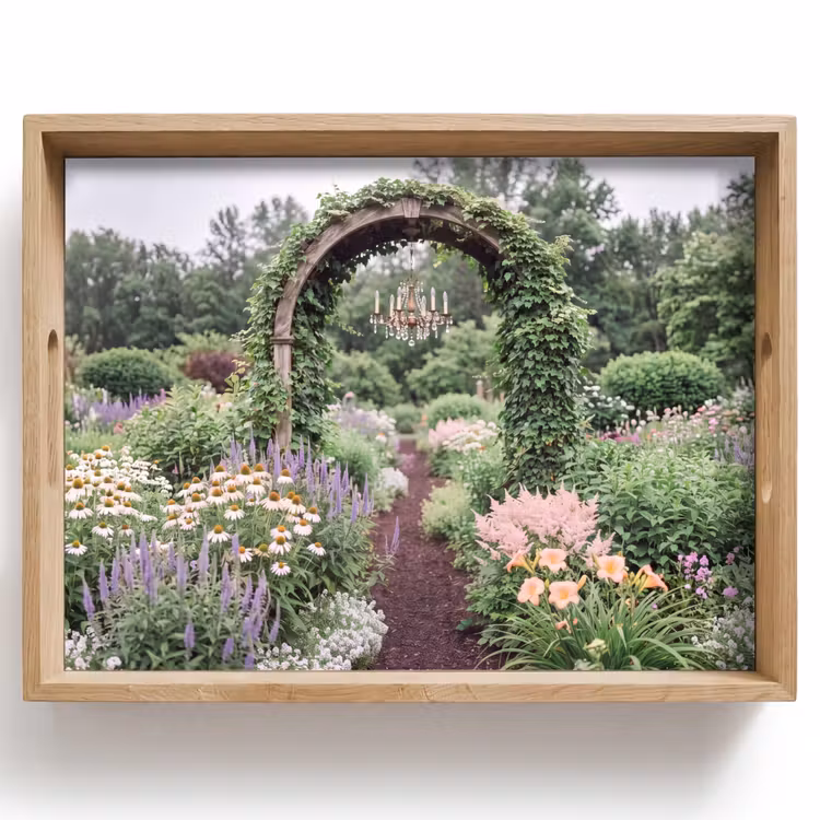 Dienblad - Boog - Tuin - Natuur — 1