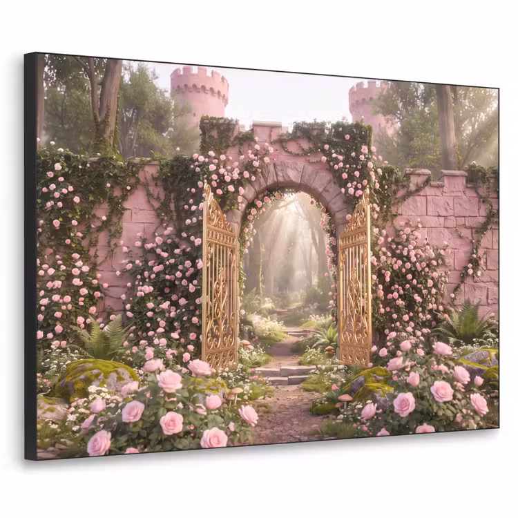 Art frame - Poort - Bloemen - Sprookje — 1