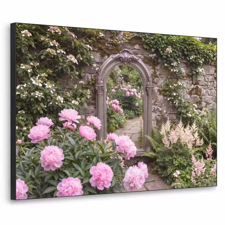Art frame - Spiegel - Tuin - Bloemen — 1