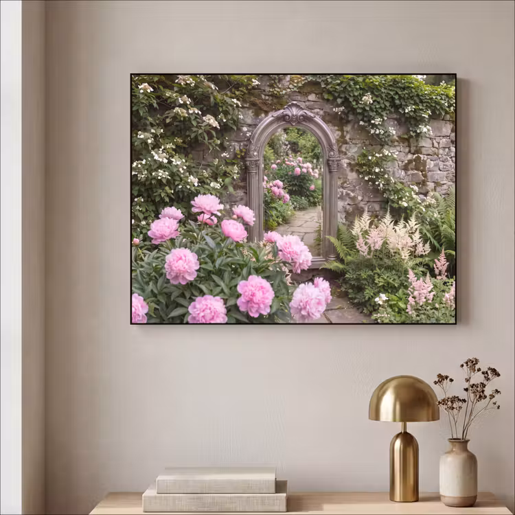 Art frame - Spiegel - Tuin - Bloemen — 5