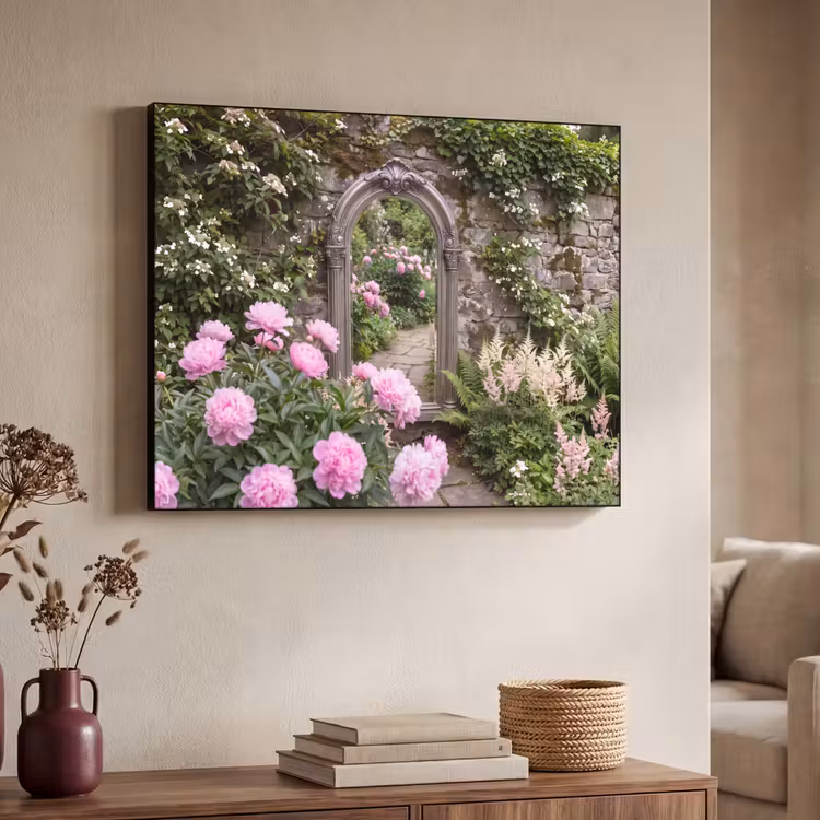 Art frame - Spiegel - Tuin - Bloemen — 7