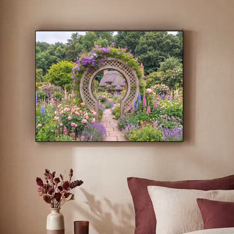 Art frame - Tuin - Boog - Bloemen — 3