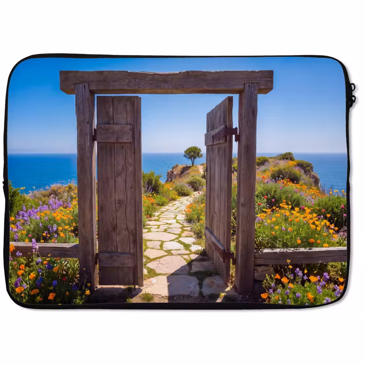 Laptophoes Poort - Pad - Zee — 1