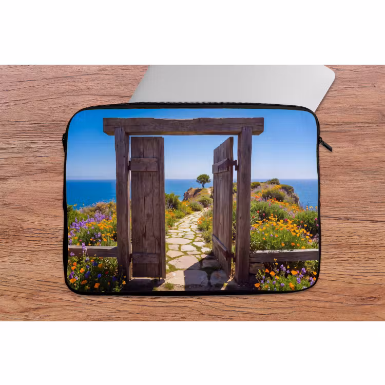 Laptophoes Poort - Pad - Zee — 2
