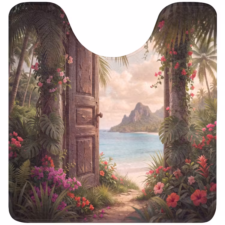 WC Mat - Deur - Strand - Natuur — 1