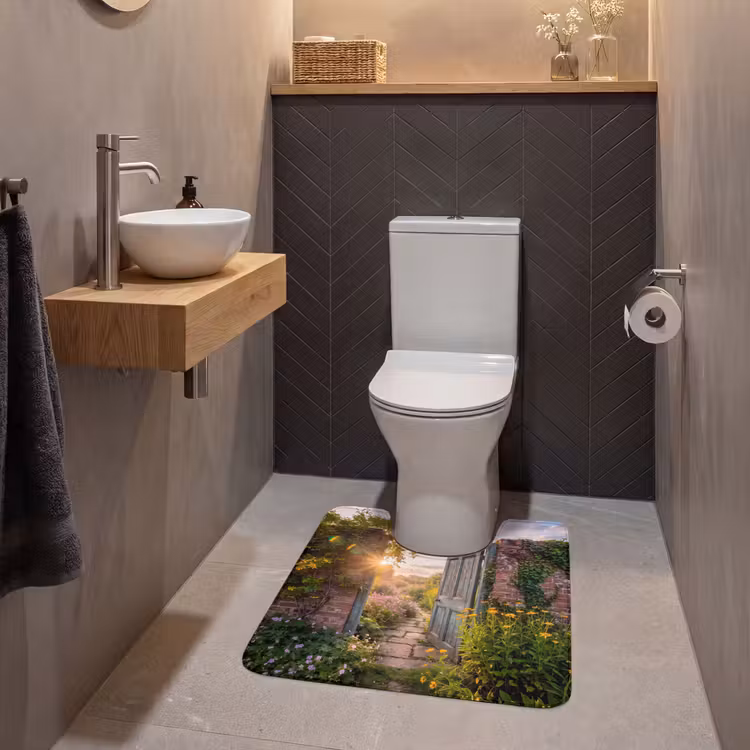WC Mat - Deur - Tuin - Natuur — 2