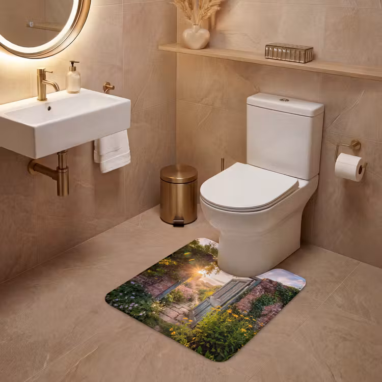WC Mat - Deur - Tuin - Natuur — 3