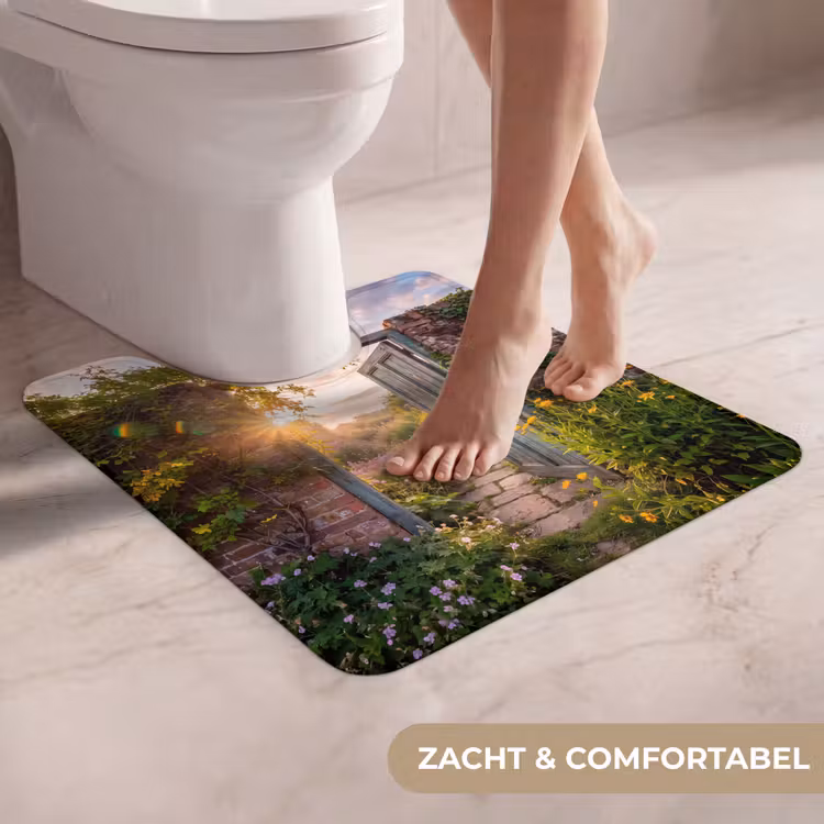 WC Mat - Deur - Tuin - Natuur — 5