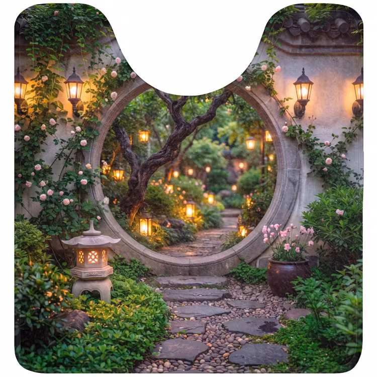 WC Mat - Poort - Tuin - Verlichting — 1