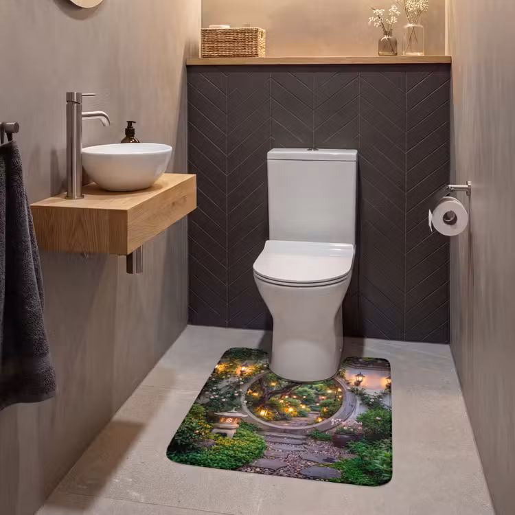 WC Mat - Poort - Tuin - Verlichting — 2