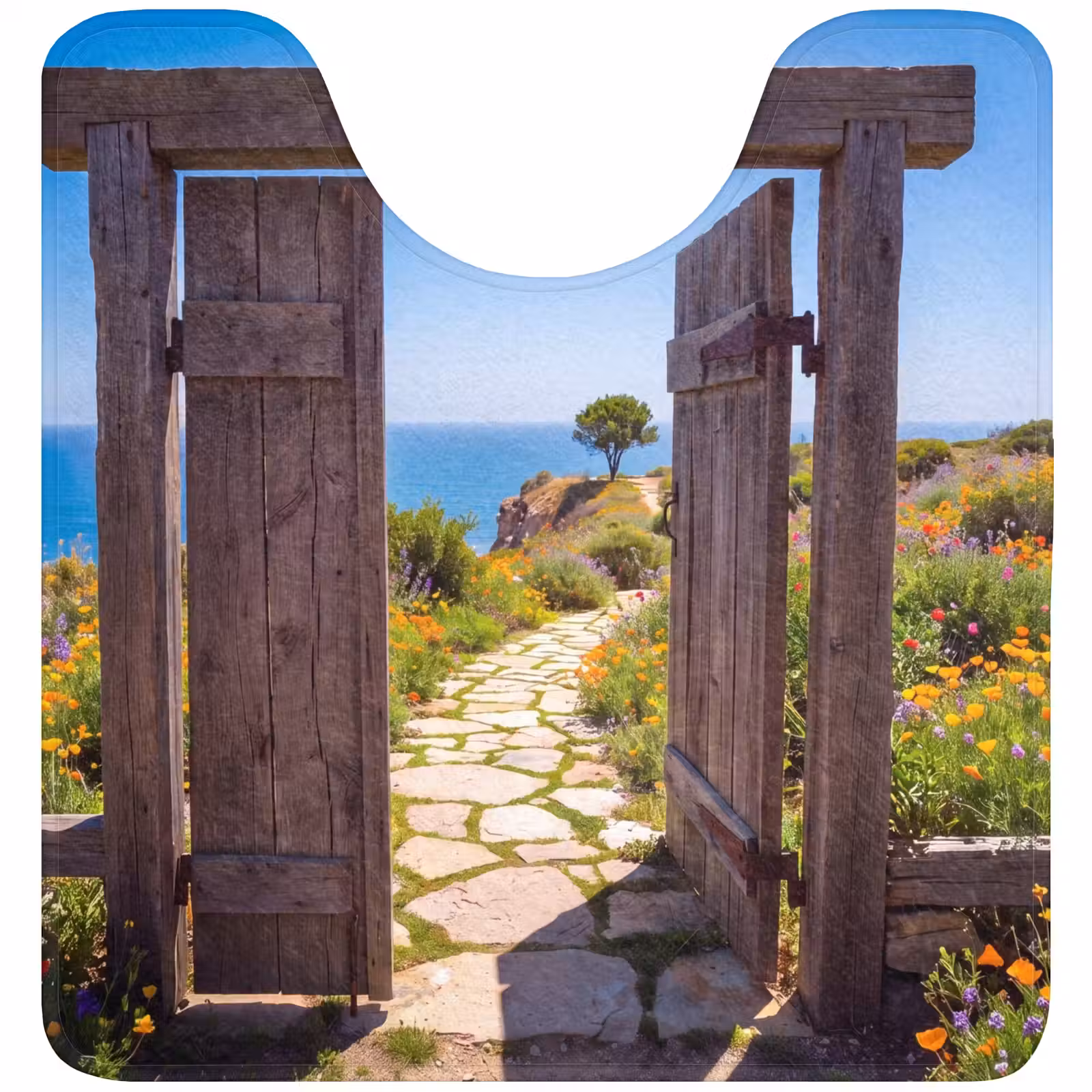 WC Mat - Poort - Pad - Zee — 1