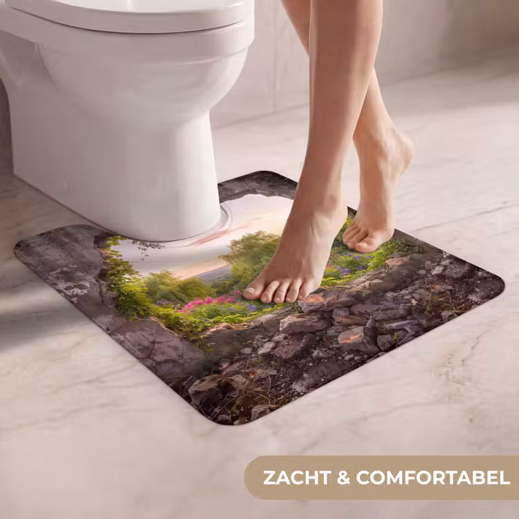 WC Mat - Muur - Natuur - Bloemen — 5