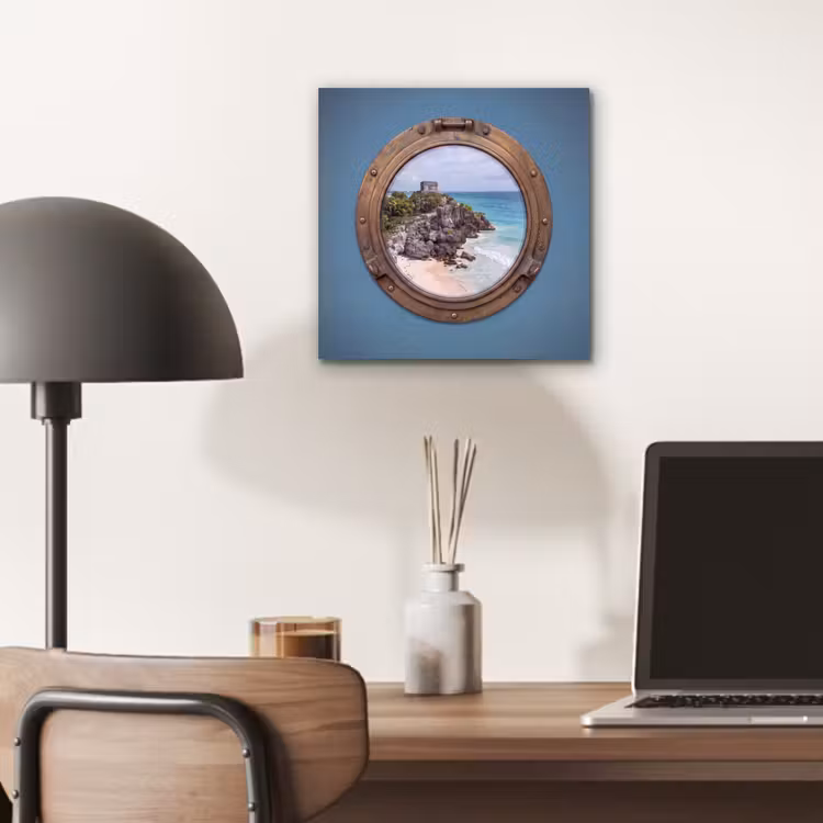 Aluminium schilderij - Gebouw - Strand - Zee — 6