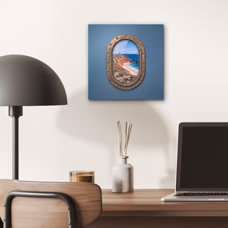 Aluminium schilderij - Patrijspoort - Kust - Zee — 6