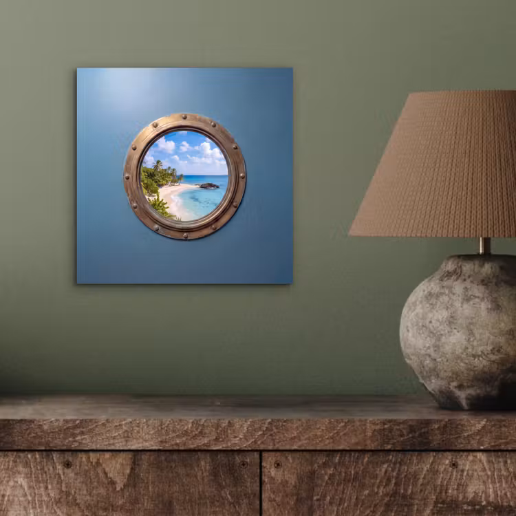 Aluminium schilderij - Patrijspoort - Strand - Zee — 3