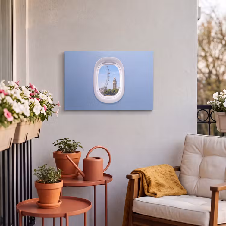 Buiten canvas - Reuzenrad - Toren - Stad — 3