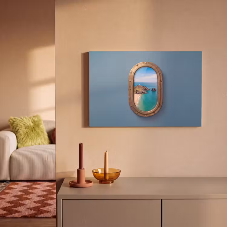 Canvas schilderij - Vuurtoren - Kust - Zee — 1