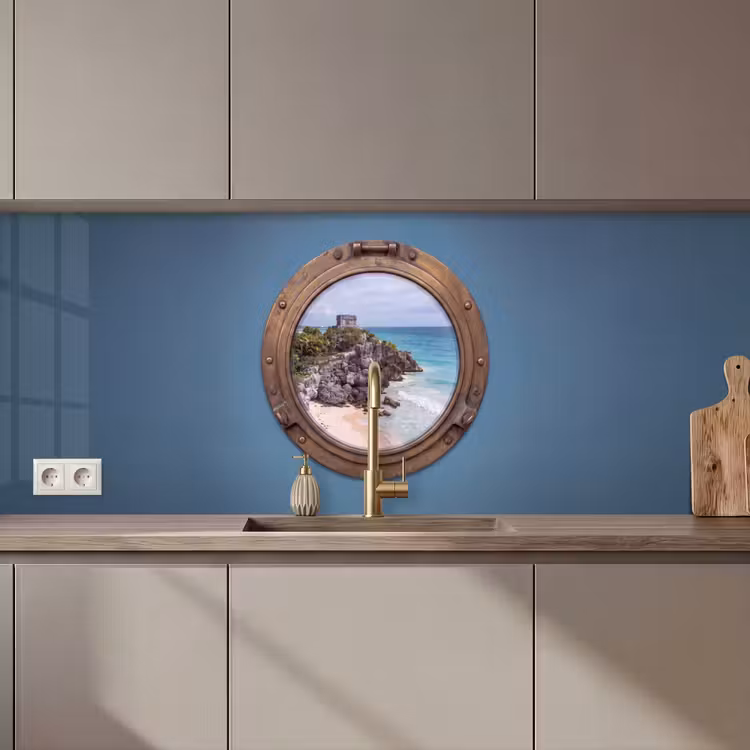 Keuken achterwand - Gebouw - Strand - Zee — 1