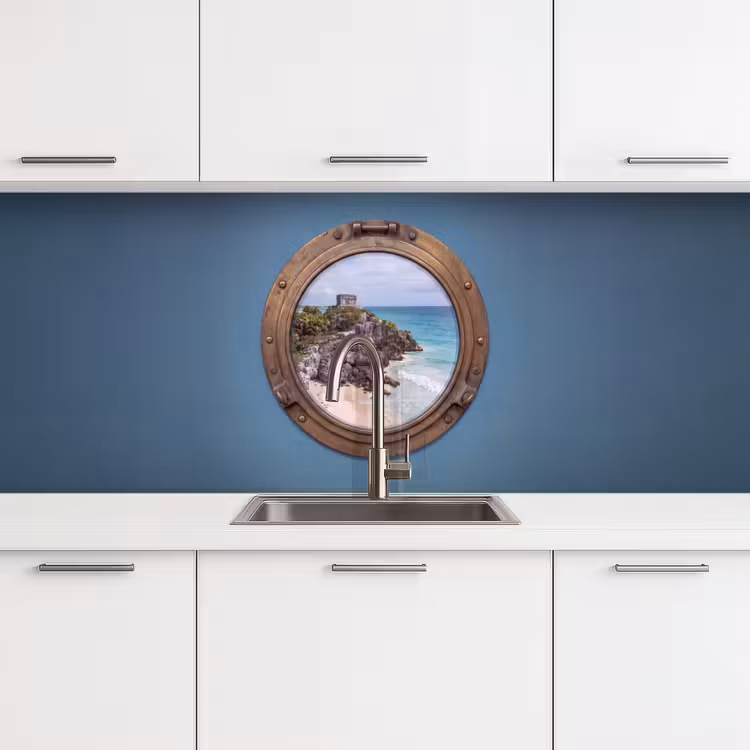 Keuken achterwand - Gebouw - Strand - Zee — 4