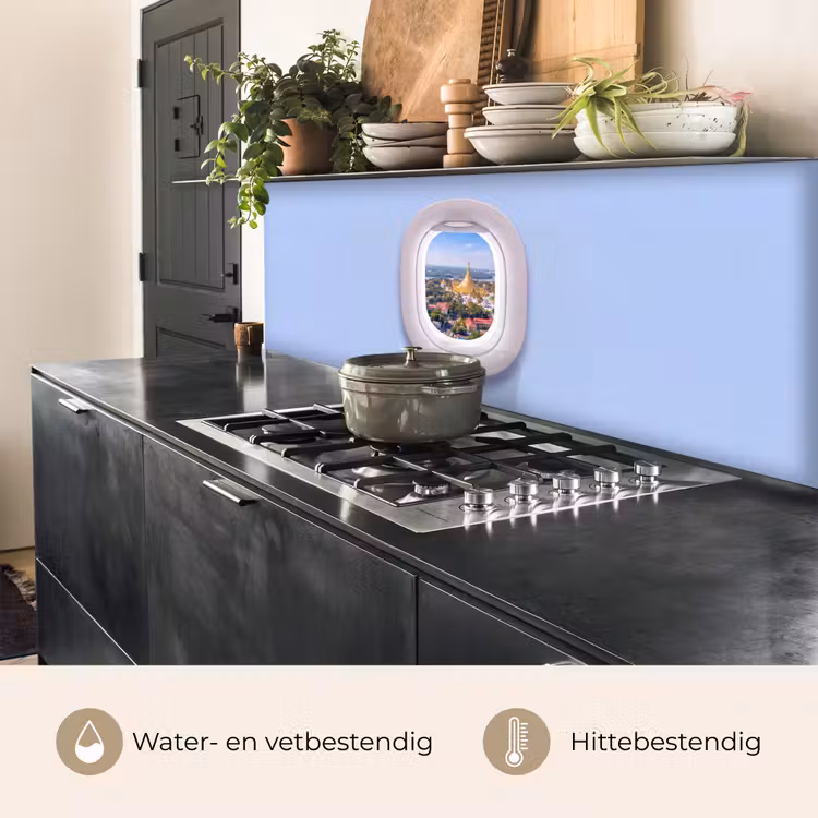 Keuken achterwand - Pagode - Stad - Uitzicht — 5