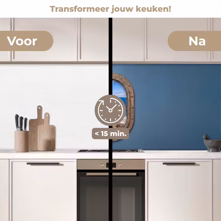 Keuken achterwand - Patrijspoort - Kust - Zee — 3