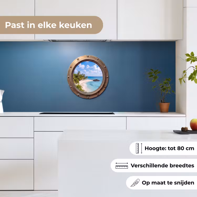 Keuken achterwand - Patrijspoort - Strand - Zee — 7
